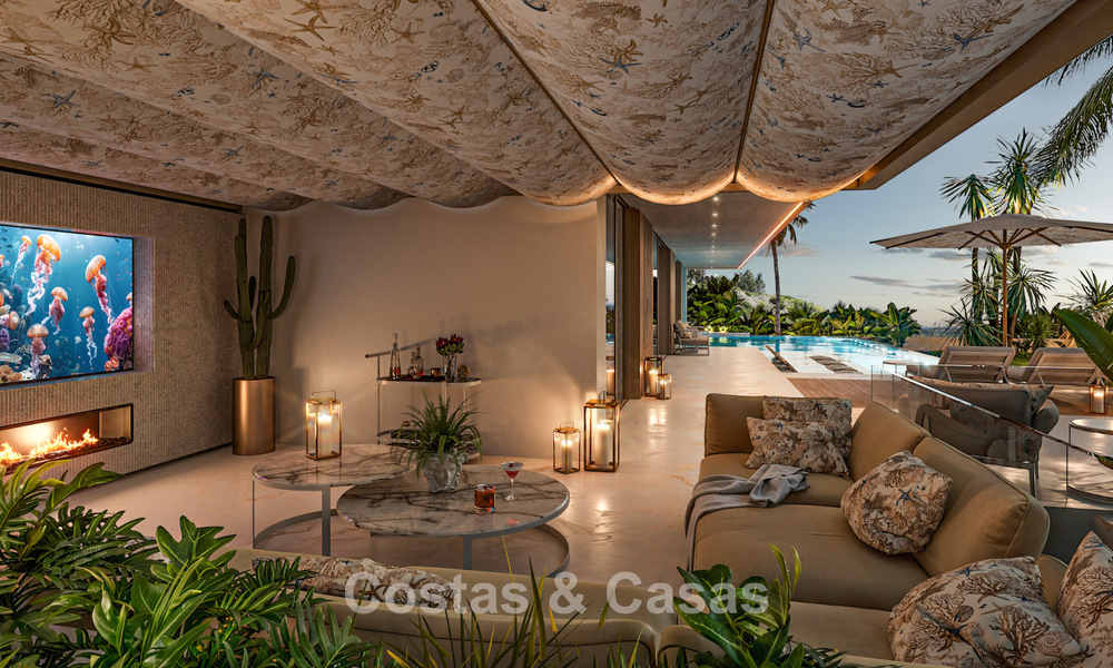 Exclusivas villas de diseño con interiores Versace Home en venta en Nueva Andalucía, Marbella 784963