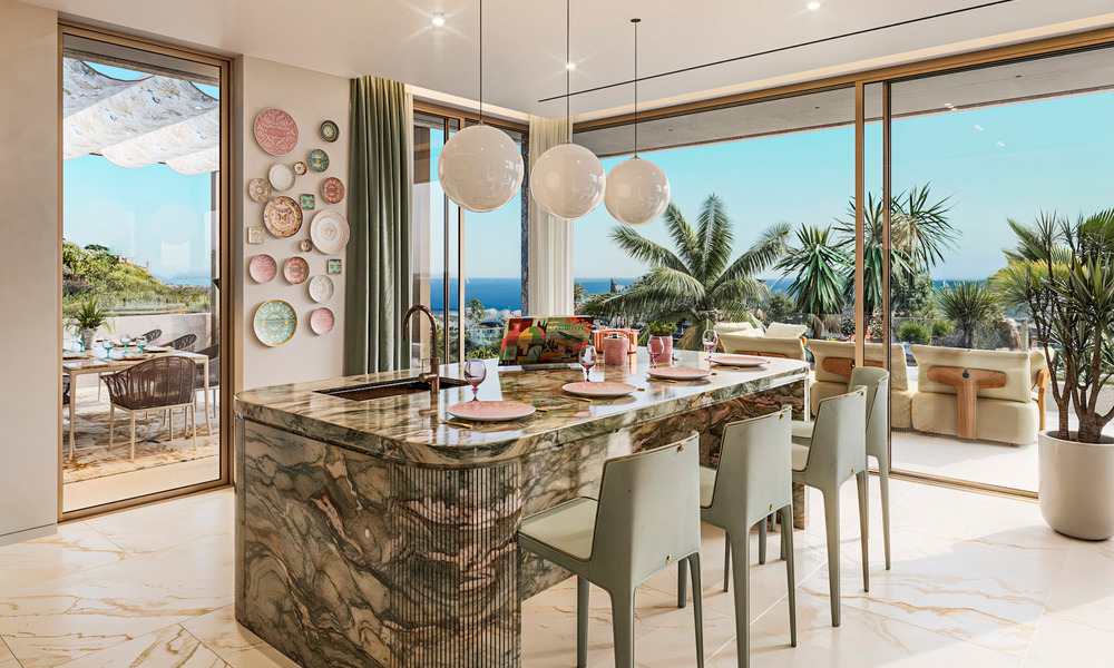 Exclusivas villas de diseño con interiores Versace Home en venta en Nueva Andalucía, Marbella 784966
