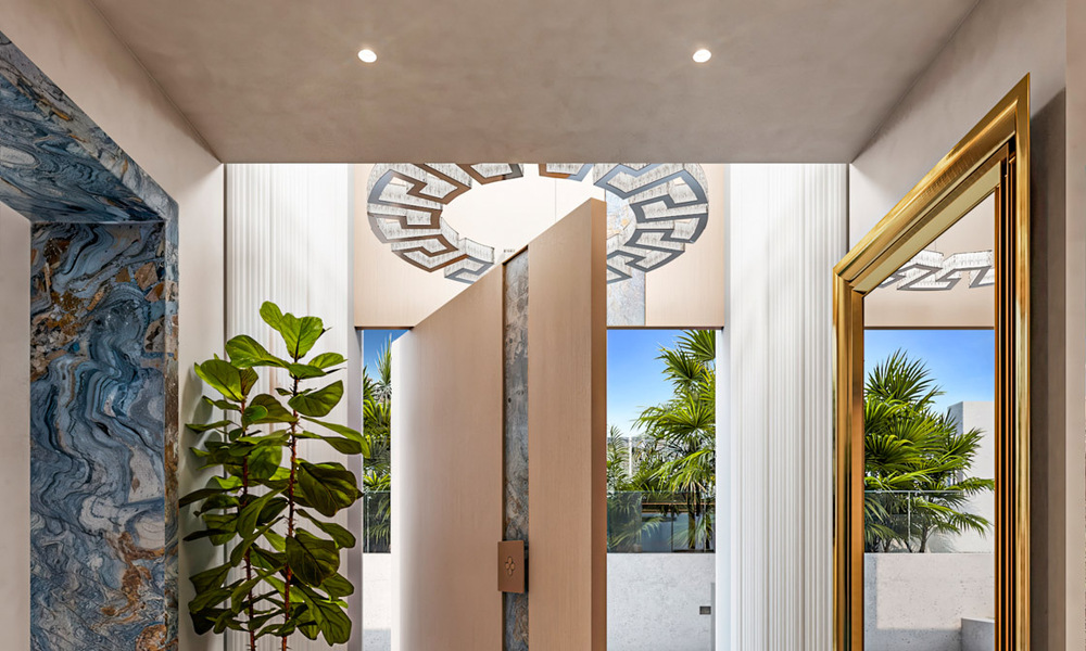 Exclusivas villas de diseño con interiores Versace Home en venta en Nueva Andalucía, Marbella 784968