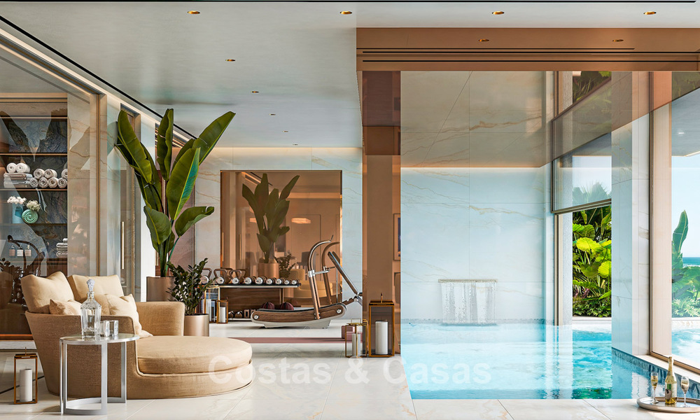 Exclusivas villas de diseño con interiores Versace Home en venta en Nueva Andalucía, Marbella 784969