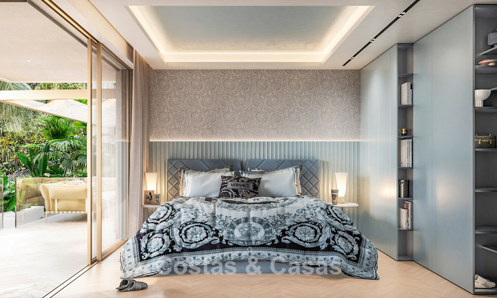 Exclusivas villas de diseño con interiores Versace Home en venta en Nueva Andalucía, Marbella 784971