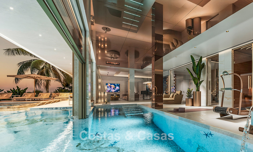 Exclusivas villas de diseño con interiores Versace Home en venta en Nueva Andalucía, Marbella 784974