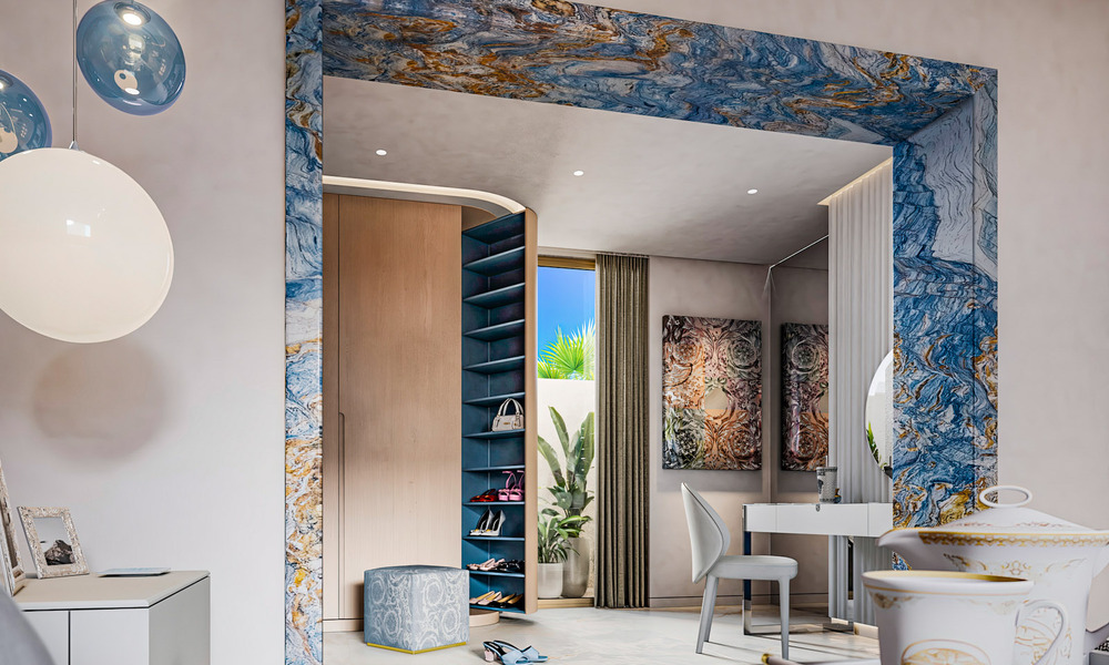 Exclusivas villas de diseño con interiores Versace Home en venta en Nueva Andalucía, Marbella 784979