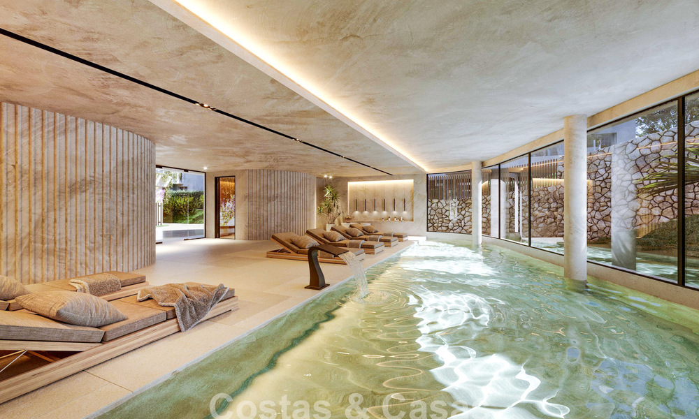 Innovadores apartamentos sobre plano en venta a un paso de los servicios y la playa en Estepona, Costa del Sol 784908