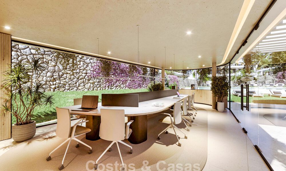 Innovadores apartamentos sobre plano en venta a un paso de los servicios y la playa en Estepona, Costa del Sol 784909