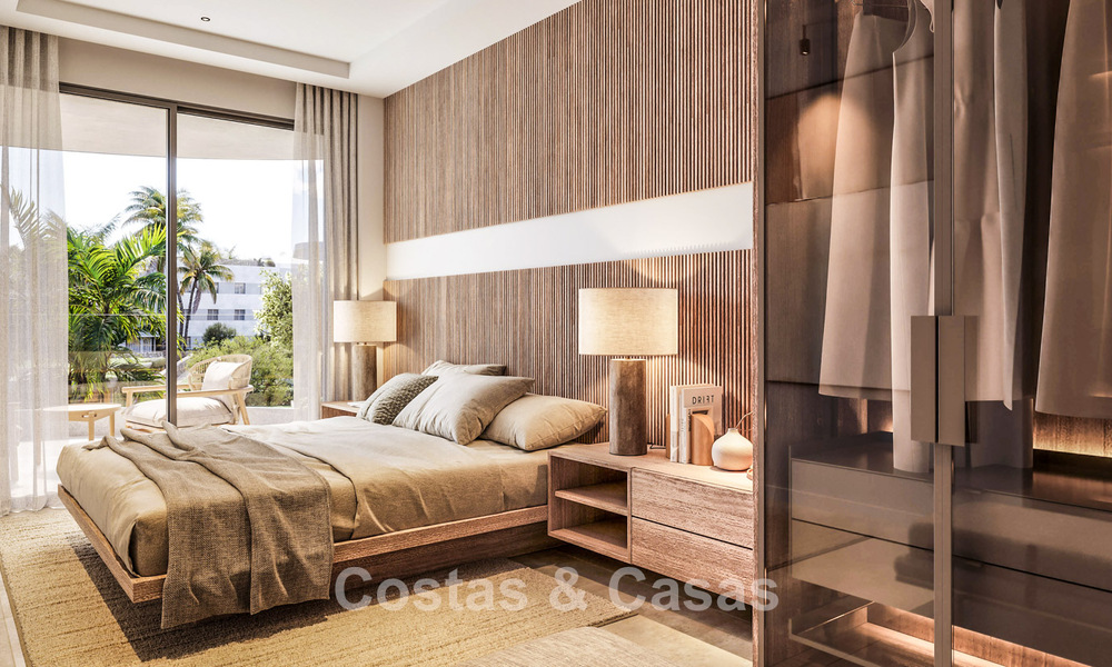 Innovadores apartamentos sobre plano en venta a un paso de los servicios y la playa en Estepona, Costa del Sol 784912