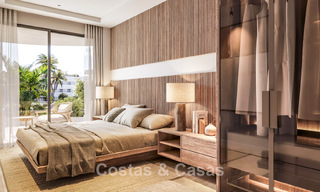 Innovadores apartamentos sobre plano en venta a un paso de los servicios y la playa en Estepona, Costa del Sol 784912 