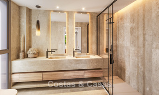 Innovadores apartamentos sobre plano en venta a un paso de los servicios y la playa en Estepona, Costa del Sol 784913 