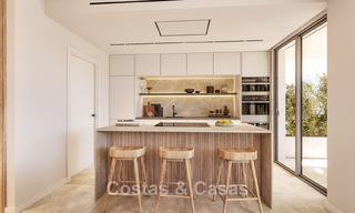 Innovadores apartamentos sobre plano en venta a un paso de los servicios y la playa en Estepona, Costa del Sol 784920 