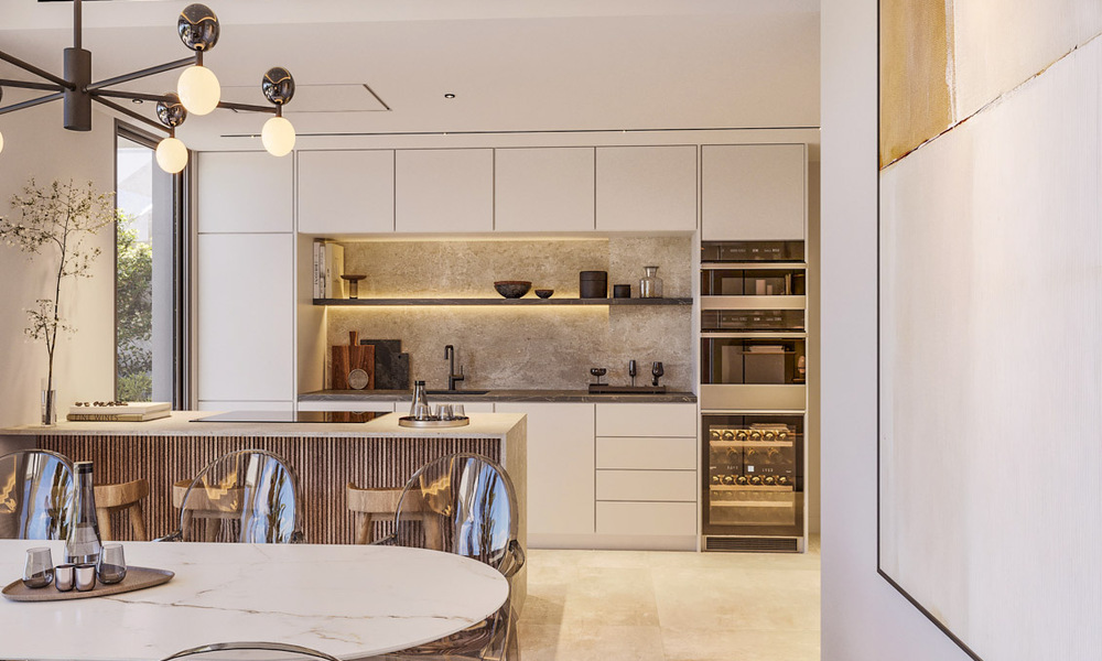 Innovadores apartamentos sobre plano en venta a un paso de los servicios y la playa en Estepona, Costa del Sol 784931