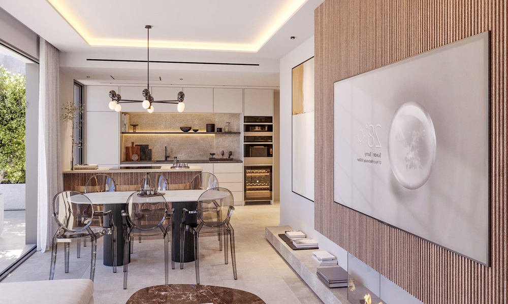 Innovadores apartamentos sobre plano en venta a un paso de los servicios y la playa en Estepona, Costa del Sol 784937