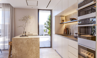 Innovadores apartamentos sobre plano en venta a un paso de los servicios y la playa en Estepona, Costa del Sol 784940 
