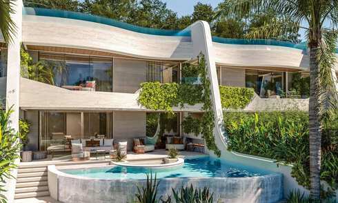 Apartamentos dúplex de diseño en venta en la Milla de Oro de Marbella 785016
