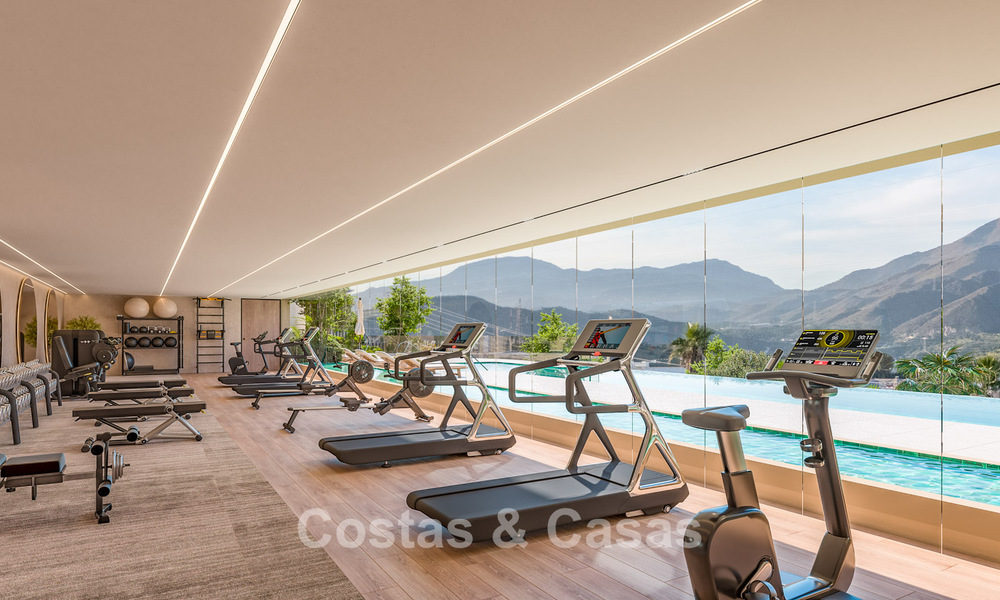 ¡Lanzamiento! Innovadores apartamentos sobre plano con vistas panorámicas al mar en venta cerca del centro de Estepona 785252
