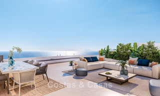 ¡Lanzamiento! Innovadores apartamentos sobre plano con vistas panorámicas al mar en venta cerca del centro de Estepona 785256 