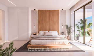 ¡Lanzamiento! Innovadores apartamentos sobre plano con vistas panorámicas al mar en venta cerca del centro de Estepona 785261 