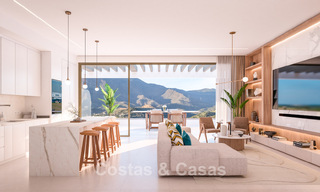 ¡Lanzamiento! Innovadores apartamentos sobre plano con vistas panorámicas al mar en venta cerca del centro de Estepona 785262 