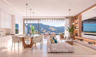 ¡Lanzamiento! Innovadores apartamentos sobre plano con vistas panorámicas al mar en venta cerca del centro de Estepona 785263 