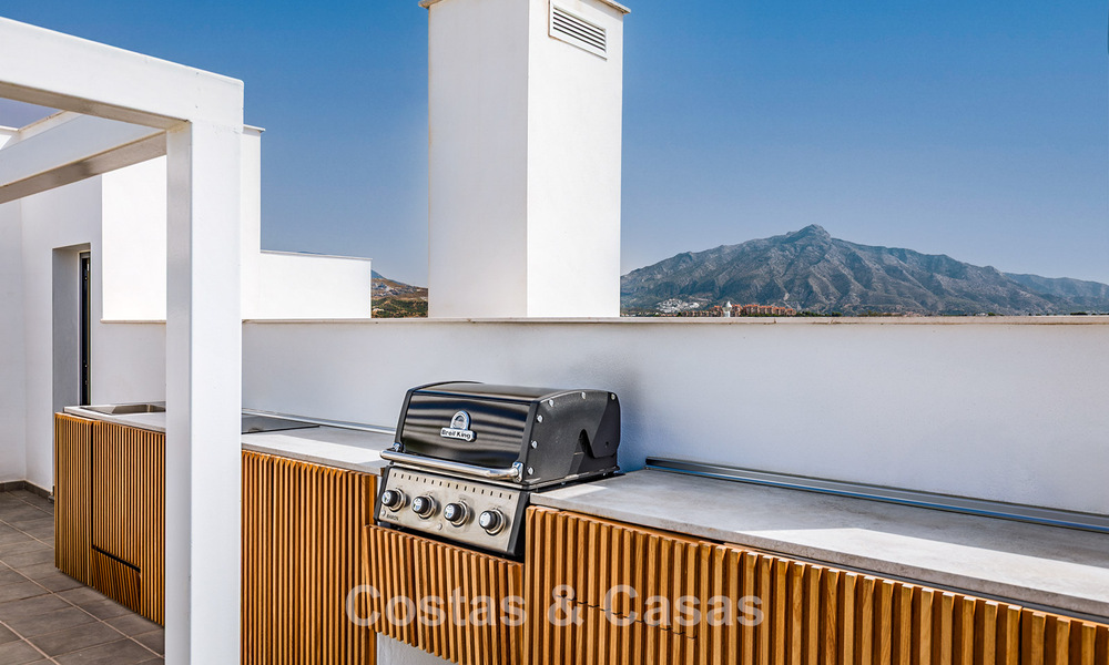 Ático contemporáneo de lujo con amplia azotea en venta cerca de todos los servicios y de la playa en San Pedro, Marbella 785492
