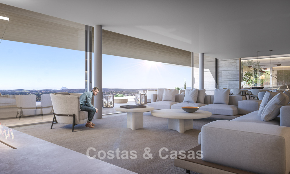 Villa de lujo a la venta con vistas al mar en una urbanización cerrada con seguridad 24/7 en Sotogrande, Costa del Sol 785708