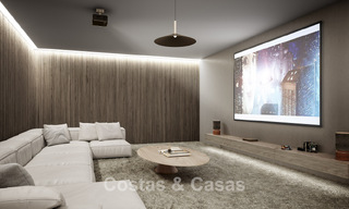 Villa de lujo a la venta con vistas al mar en una urbanización cerrada con seguridad 24/7 en Sotogrande, Costa del Sol 785716 