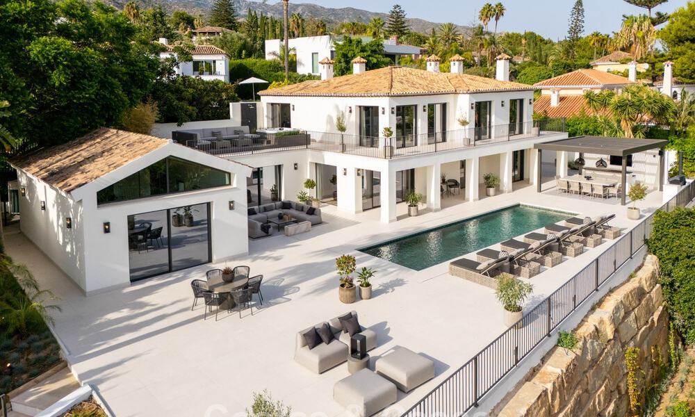 Espaciosa villa de lujo con arquitectura mediterránea moderna en venta en la Milla de Oro de Marbella 785527