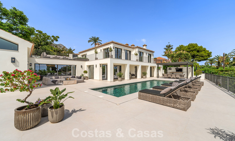 Espaciosa villa de lujo con arquitectura mediterránea moderna en venta en la Milla de Oro de Marbella 785537