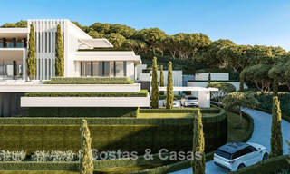 Villas de lujo de alta gama con vistas panorámicas al mar en una urbanización segura en Benahavís, Marbella 785785 