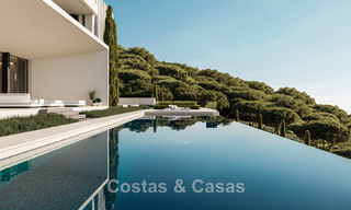 Villas de lujo de alta gama con vistas panorámicas al mar en una urbanización segura en Benahavís, Marbella 785788 