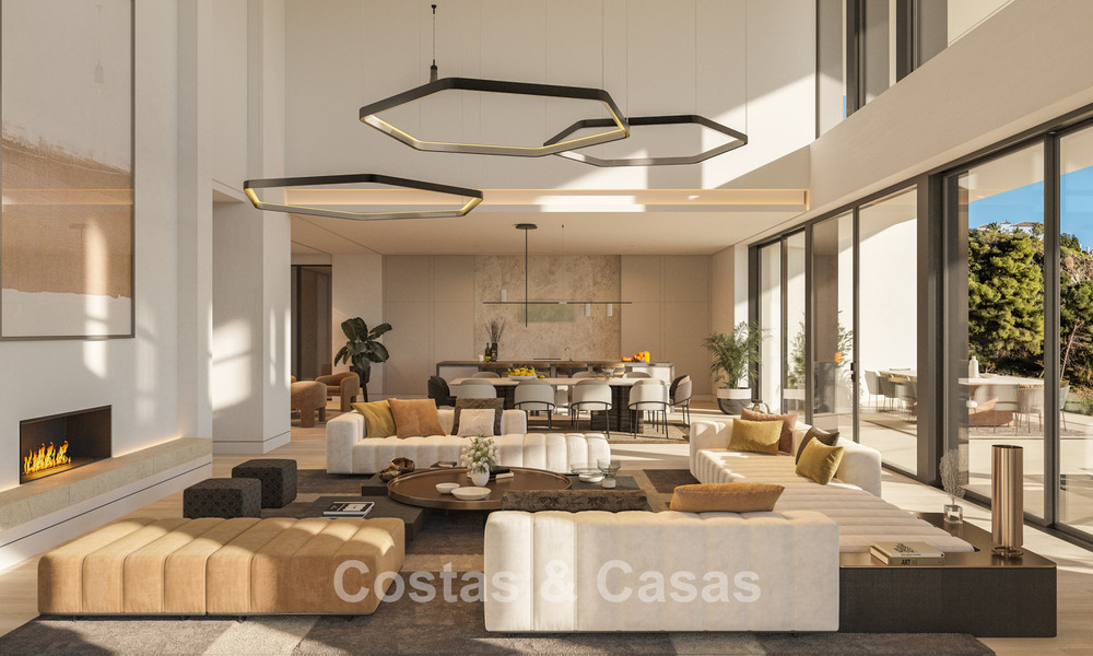 Prestigiosas villas con impresionantes vistas panorámicas al mar, ubicadas en una urbanización segura en Benahavís, Marbella 785796