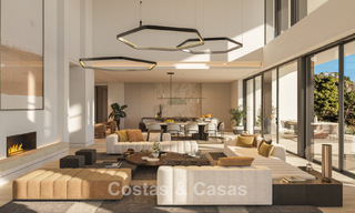 Prestigiosas villas con impresionantes vistas panorámicas al mar, ubicadas en una urbanización segura en Benahavís, Marbella 785796 