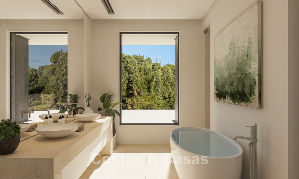 Prestigiosas villas con impresionantes vistas panorámicas al mar, ubicadas en una urbanización segura en Benahavís, Marbella 785797