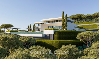 Prestigiosas villas con impresionantes vistas panorámicas al mar, ubicadas en una urbanización segura en Benahavís, Marbella 785803 