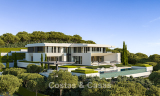 Prestigiosas villas con impresionantes vistas panorámicas al mar, ubicadas en una urbanización segura en Benahavís, Marbella 785809 