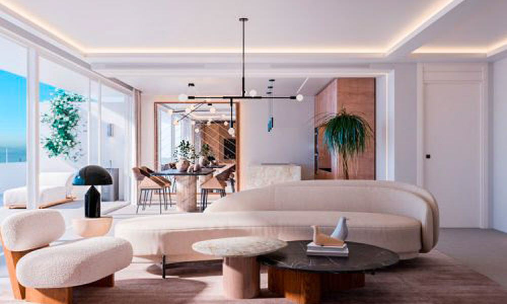 Apartamentos en venta en una ubicación privilegiada con vistas al mar, entre Benalmádena y Fuengirola, Costa del Sol 785820