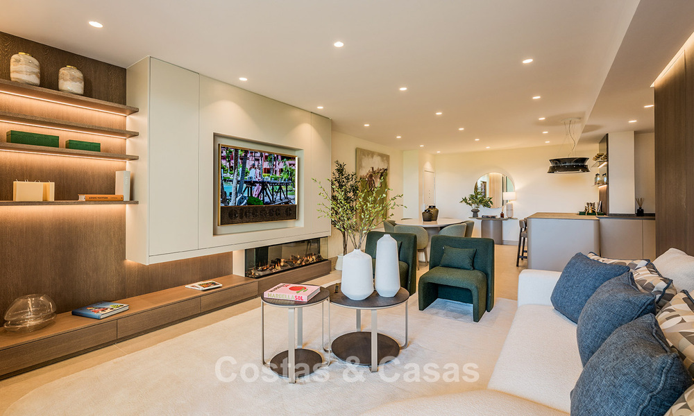 Apartamento de lujo en primera línea de playa, listo para entrar a vivir, en la Nueva Milla de Oro, entre Marbella y Estepona 785967