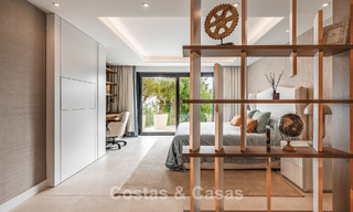 Espaciosa villa con vistas al mar y alojamiento de invitados independiente en venta en El Madroñal en Benahavís, Marbella 786437 