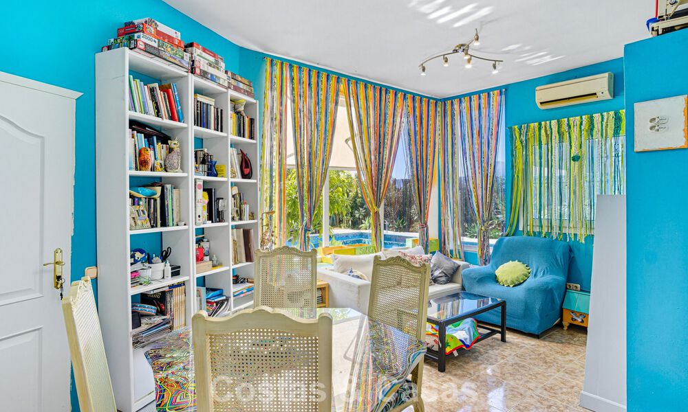 Casa única y espaciosa de una sola planta con muchas posibilidades, ubicada en el centro de Marbella 786512