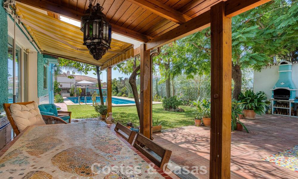 Casa única y espaciosa de una sola planta con muchas posibilidades, ubicada en el centro de Marbella 786525