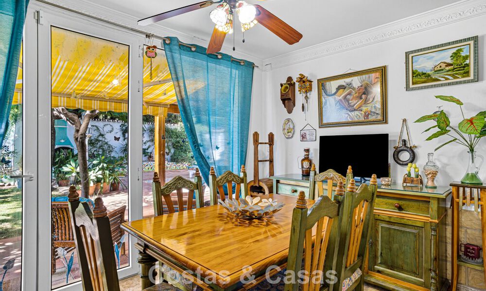 Casa única y espaciosa de una sola planta con muchas posibilidades, ubicada en el centro de Marbella 786531