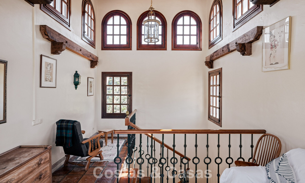 Finca tradicional española en venta en un entorno verde junto al lago de Istán, cerca de Marbella, Costa del Sol 786606