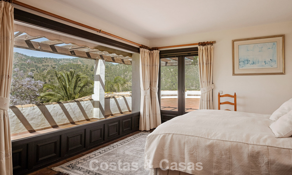 Finca tradicional española en venta en un entorno verde junto al lago de Istán, cerca de Marbella, Costa del Sol 786608