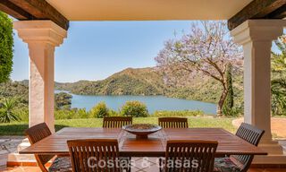Finca tradicional española en venta en un entorno verde junto al lago de Istán, cerca de Marbella, Costa del Sol 786625 