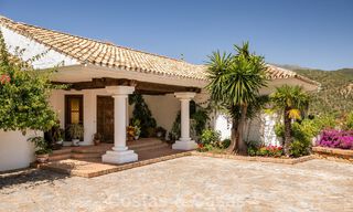 Finca tradicional española en venta en un entorno verde junto al lago de Istán, cerca de Marbella, Costa del Sol 786631 
