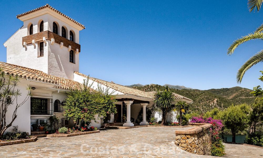 Finca tradicional española en venta en un entorno verde junto al lago de Istán, cerca de Marbella, Costa del Sol 786632