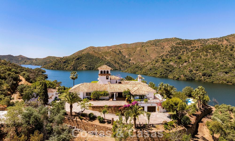 Finca tradicional española en venta en un entorno verde junto al lago de Istán, cerca de Marbella, Costa del Sol 786638