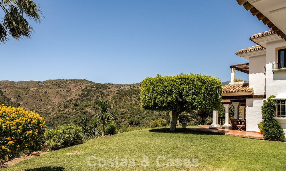 Finca tradicional española en venta en un entorno verde junto al lago de Istán, cerca de Marbella, Costa del Sol 786639