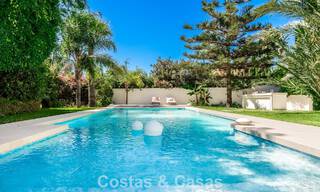 Villa modernista de lujo de una sola planta en venta a pocos pasos de la playa al este del centro de Marbella 786799 
