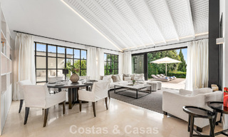 Villa familiar modernizada en venta en un atractivo entorno de golf en Nueva Andalucía, Marbella 786821 