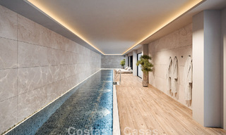 ¡Lanzamiento! Apartamentos innovadores sobre plano en venta con vistas al mar en las colinas de Marbella Este 787038 